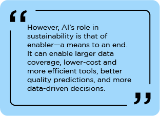 Quote 3 How can AI support sustainability