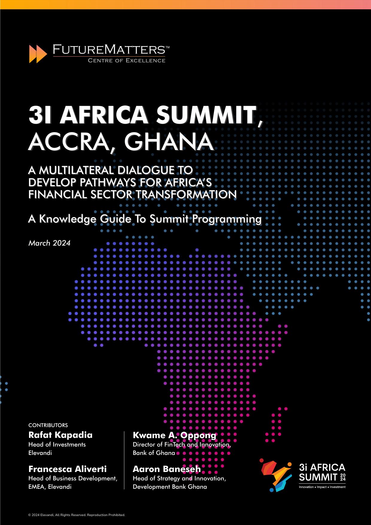 V2 3i Africa Summit Accra Ghana - Rafat Kapadia - Francesca Aliverti - Kwame Oppong - Aaron Baneseh - March 2024